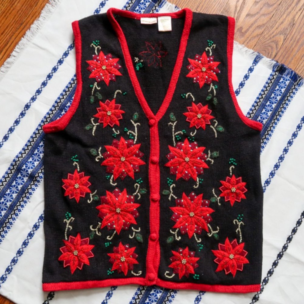 Vintage Ugly Christmas Sweater Vest